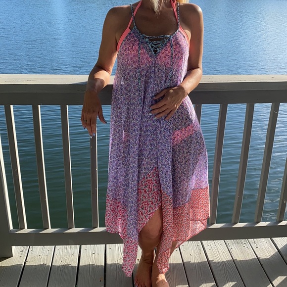 Jessica Simpson size Large beach cover up dress - Picture 7 of 8